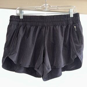 Lululemon Athletica Black Athletic Shorts Moisture-Wicking